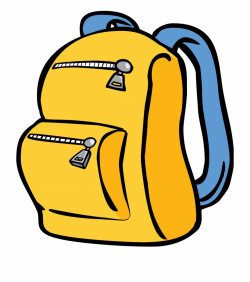 Backpack Clipart Yellow Backpack - Backpack Clipart ...
