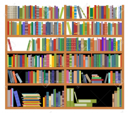 Best Of Bookshelf Clipart Collection - Digital Clipart Collection