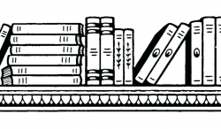 Bookshelf Clipart - cilpart