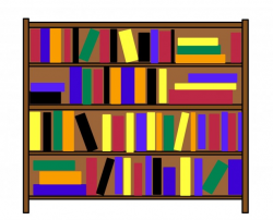 Image of Bookcase Clipart #5128, Best Bookshelf Clipart - Clipartoons