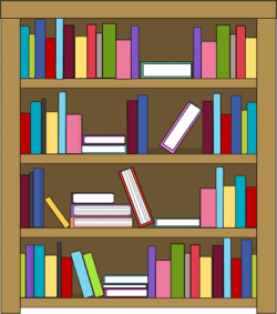 Bookshelf Cliparts, Classroom Clip Art Shelves - Sedentary Behaviour ...