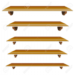 Shelf Clipart Pencil And In Color Shelf Clipart, Wooden Shelves Clip ...