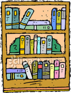 Bookshelf Clipart - cilpart