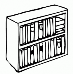 Book Shelf Drawing at GetDrawings.com | Free for personal use Book ...