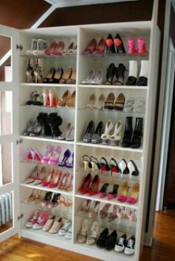 I would never have this many shoes, but know people who do. Pretty ...