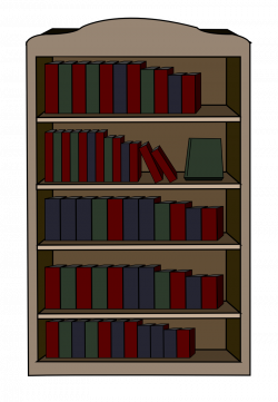 28+ Collection of Bookshelf Clipart Free | High quality, free ...