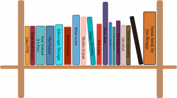 Free Simple Bookshelf Clip Art, Clip Art Book Shelves - Sedentary ...
