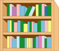 Free Bookcase Clipart, 1 page of free to use images