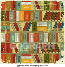 Vector Illustration - Vintage book background. Stock Clip Art ...