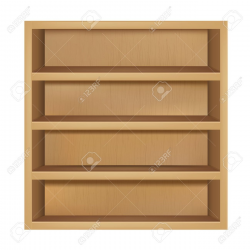 Empty Bookshelf Clipart (36 ), Wooden Shelves Clip Art - Sedentary ...