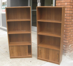 Engaging Pictures Of Book Shelves With Two Standing Bookshelves And ...