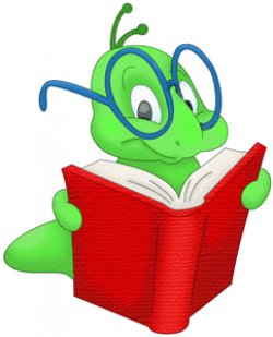 Bookworm..........too cute!! | colored images | Pinterest | Clip art ...
