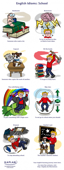 42 Easy to Memorize English Idioms Related to School