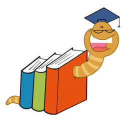 Free Bookworm Clipart Image 0521-1008-0713-1035 | Book Clipart