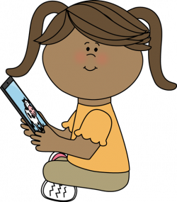 Girl reading on an iPad. More choices on the website. Sharing in ...