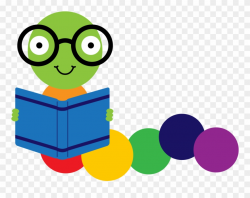 Library Clipart Bookworm - Clip Art Book Worm - Png Download ...