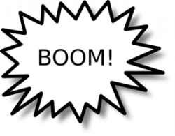 Boom Black And White Clipart | Clipart Panda - Free Clipart Images