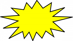 Yellow Blast Clip Art at Clker.com - vector clip art online, royalty ...