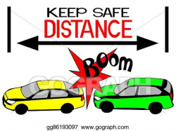 Vector Art - Crash of two cars. Clipart Drawing gg86193097 - GoGraph