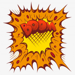 Square Explosion Cloud, Explosion, Cartoon, Boom PNG Image and ...