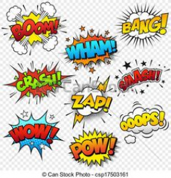 Superhero Clipart Comic Book Clip Art Comic Text Speech Bubbles ...