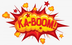 Ka-boom Explosion Letters, Red, Explosion Letter, Art Font PNG and ...