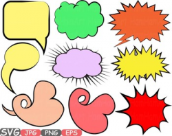 Comic Text Props Super hero clip art Pop Art Speech Bubble baby ...