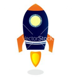 Rocket Ship Clipart Image: Cartoon Rocket Blast Off | Flag Design ...