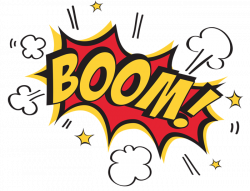 Boom clipart transparent - Pencil and in color boom clipart transparent