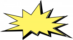 Big Yellow Explosion Clip Art at Clker.com - vector clip art online ...