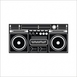 Drawing Of Boombox - ClipArt Best - ClipArt Best | Character Design ...