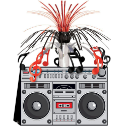 Boombox Centerpiece - Party Decorations & Supplies