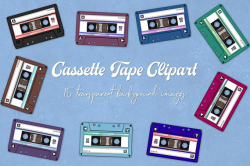 Audio Cassette Clipart Vintage Cassette Tape Audio Tapes