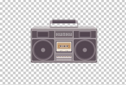 Boombox Tape Recorder Compact Cassette PNG, Clipart, Adobe I ...