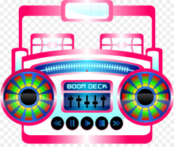 1980s Pop music Popular music Clip art - Boombox Pictures png ...