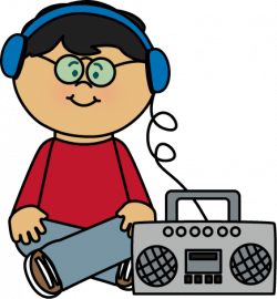 Kid Listening to Boombox | Clipart | Pinterest | Music clipart, Clip ...