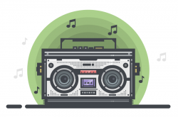 How to Create a Boombox Illustration in Adobe Illustrator