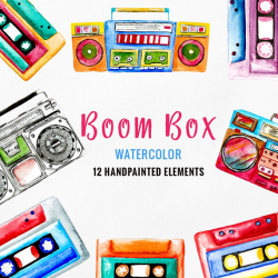 Boom box clipart boombox music clipart music notes clipart