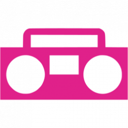 Barbie pink radio icon - Free barbie pink radio icons