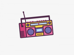 Radio, Foreign Creative Material, Vector Illustration, Pink PNG ...