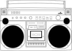 Fresh Boombox Clipart Gallery - Digital Clipart Collection