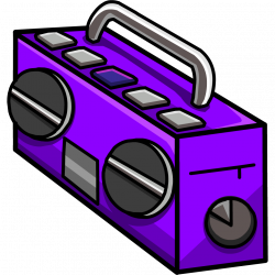 Purple Boom Box | Club Penguin Wiki | FANDOM powered by Wikia