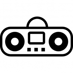 Boombox cartoon variant Icons | Free Download