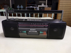 VINTAGE 80's SONY SOUND RIDER CFS-220 BOOMBOX CASSETTE WORKS #Sony ...