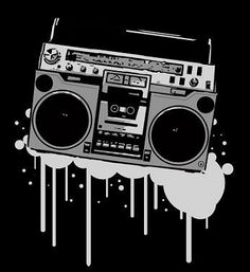 boombox stencil | Cool Shit! | Pinterest | Stenciling, Banksy and ...