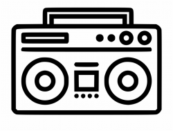 Svg Icon Free Download - Boombox Free PNG Images & Clipart ...
