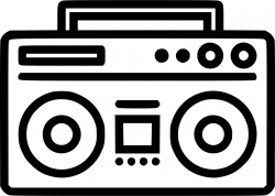 Boombox Svg Png Icon Free Download (#496002) - OnlineWebFonts.COM