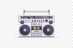 Tape recorder Boombox Videocassette recorder - radio png download ...
