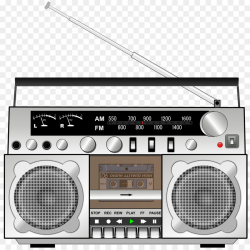 Transistor radio Boombox Compact Cassette - audio cassette png ...