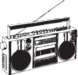 PNG Radio Black And White Transparent Radio Black And White.PNG ...